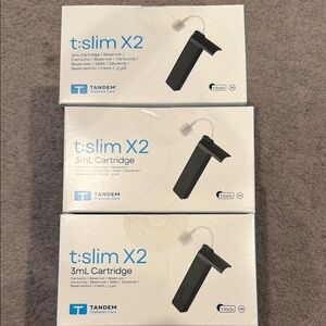 3 new Tandem t:slim X2 3mL Cartridge Pack